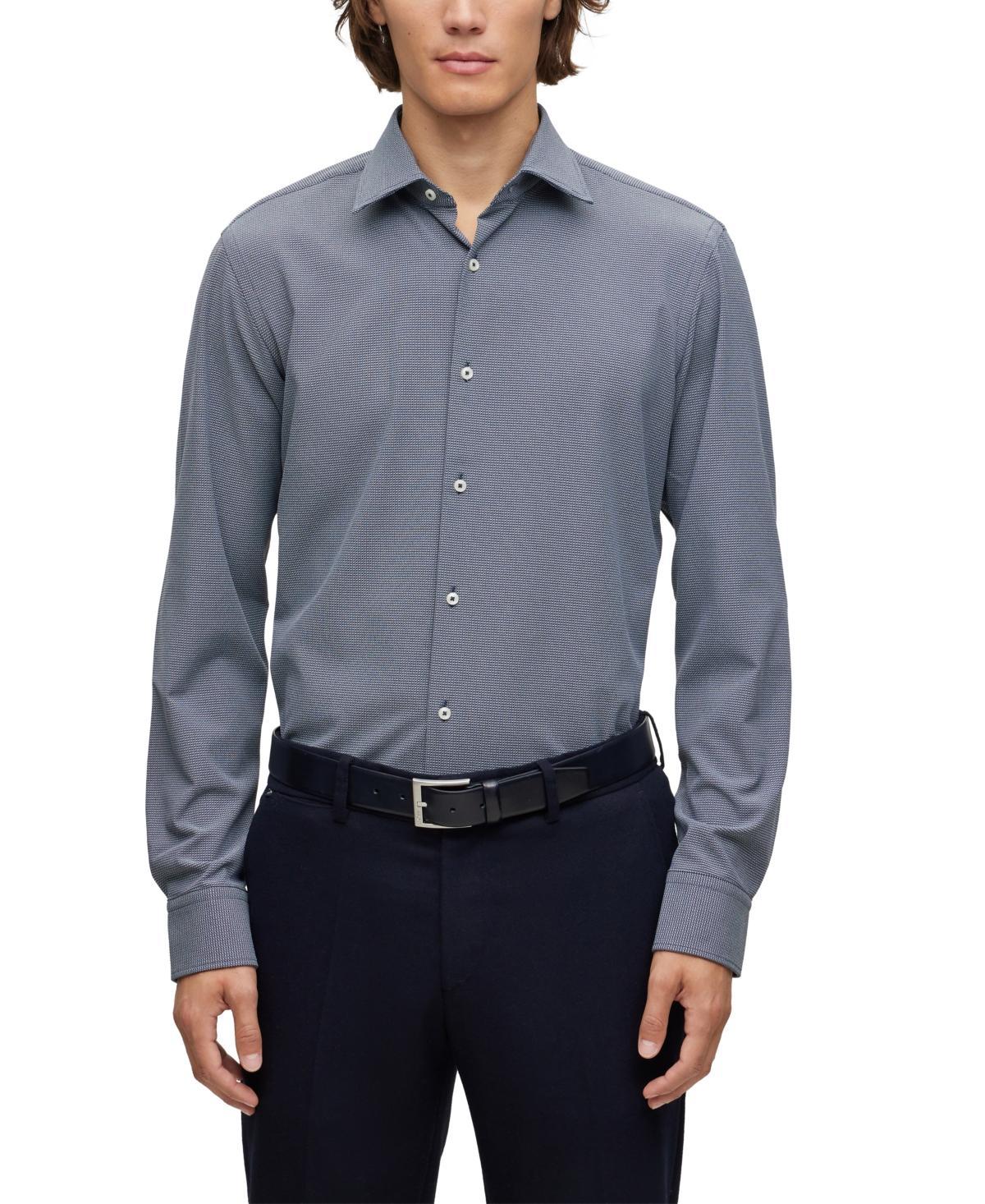 Boss by Hugo Boss Mens Performance-Stretch Regular-Fit Shirt Product Image