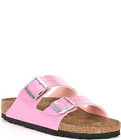 Womens Birkenstock Patent Arizona Sandal - Candy Pink Product Image