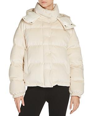 Moncler Daos Velvet Down Puffer Jacket Product Image