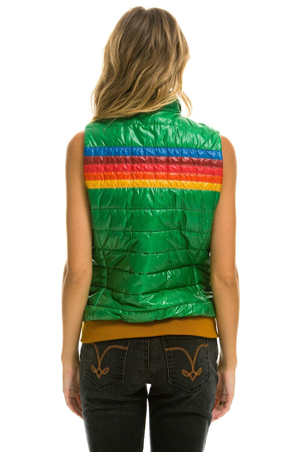 WOMEN'S 5 STRIPE VEST - GLOSSY AMAZON Female Product Image