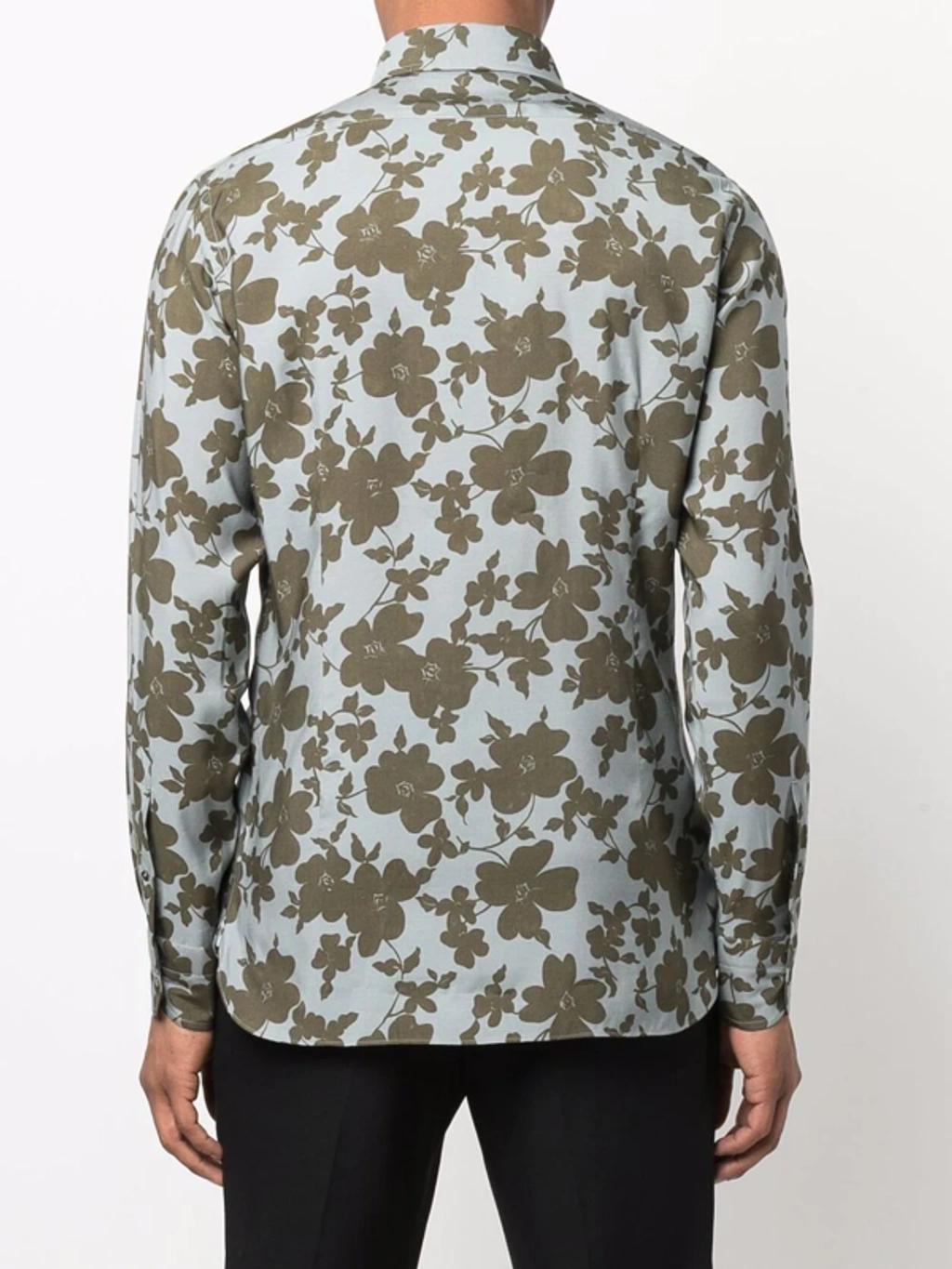 Floral Print Multicolored Shirt Product Image