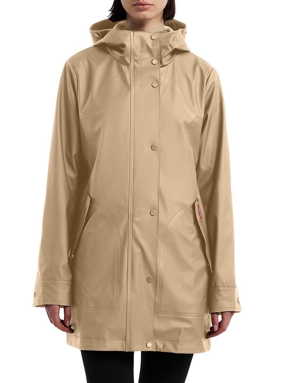 Womens Acacia Rubberized Hooded Rain Jacket Product Image