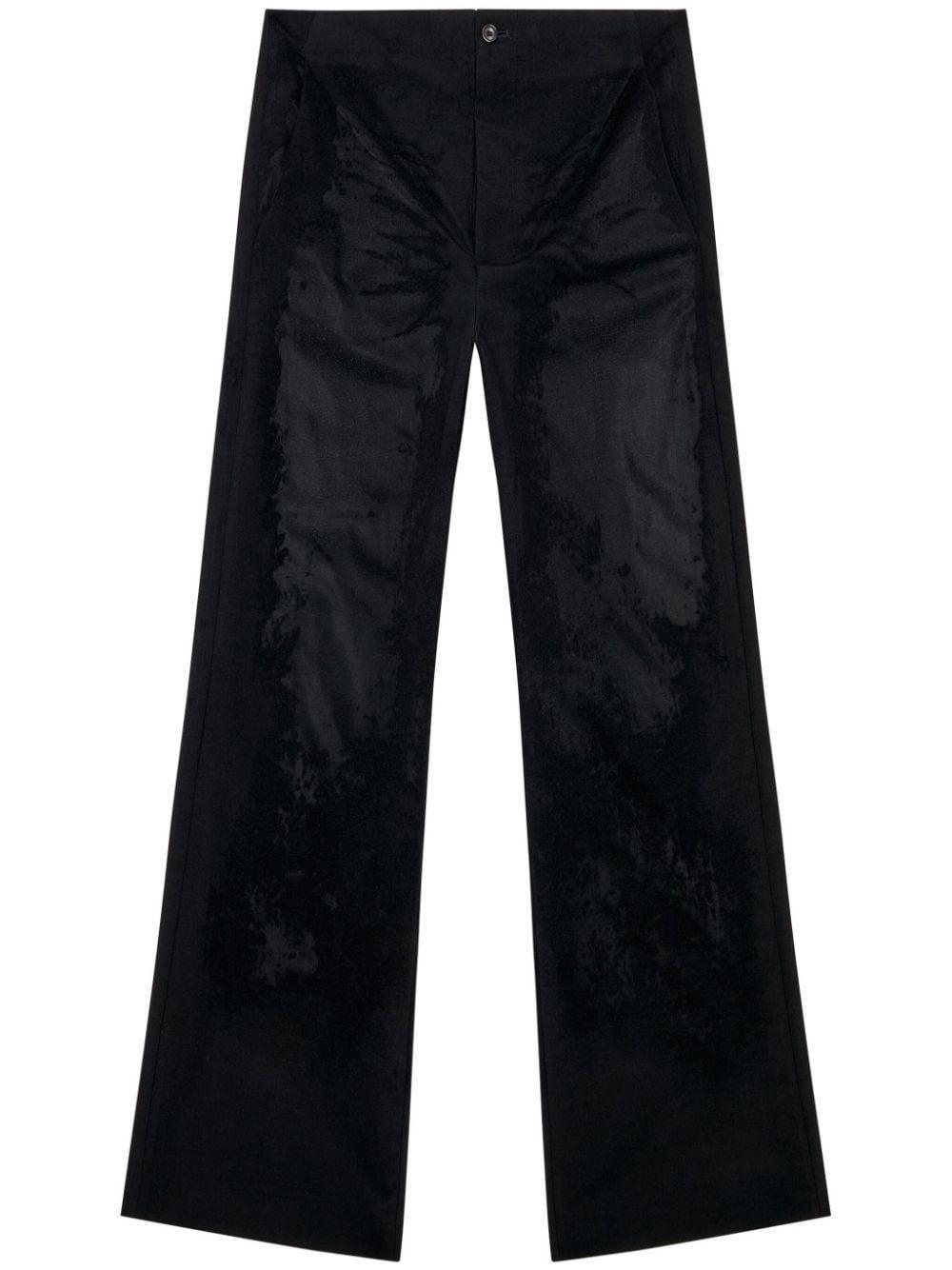 P-stanly-a Straight-leg Trousers In Black Product Image