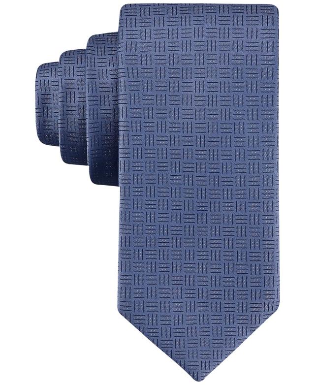 Calvin Klein Mens Stony Line-Pattern Tie Product Image