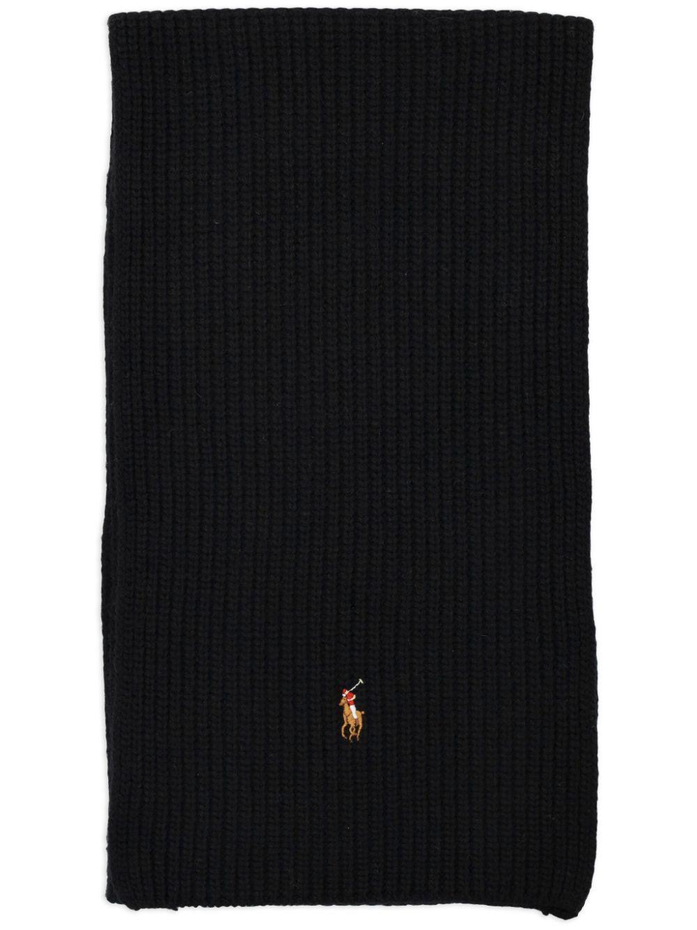 POLO RALPH LAUREN Polo Pony Scarf In Schwarz Product Image