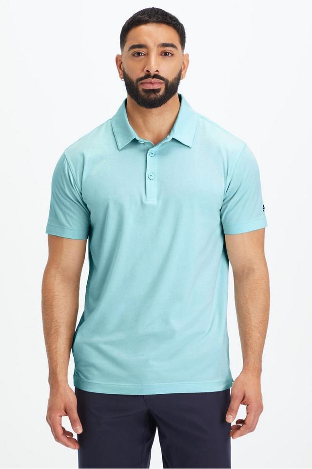 Fabletics Men The 24-7 Polo male Nordic Blue Size XXL Product Image