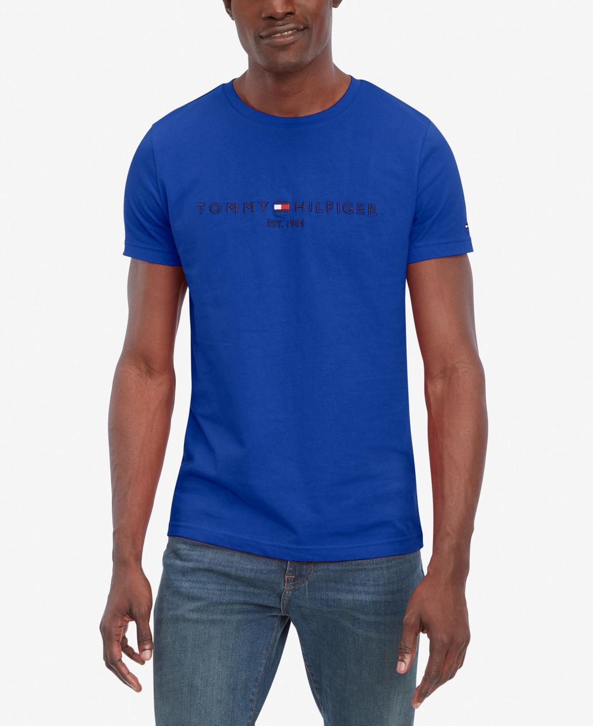 Tommy Hilfiger Men's Embroidered Tommy Logo T-Shirt Product Image