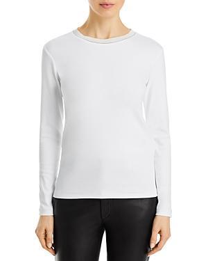 Fabiana Filippi Shine Trim Long Sleeve Tee Product Image