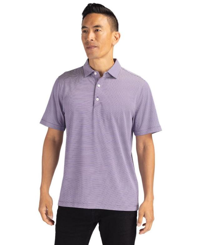 CutterBuck Mens Cutter & Buck Forge Eco Double Stripe Stretch Recycled Polo Shirt - Fresh mint Product Image