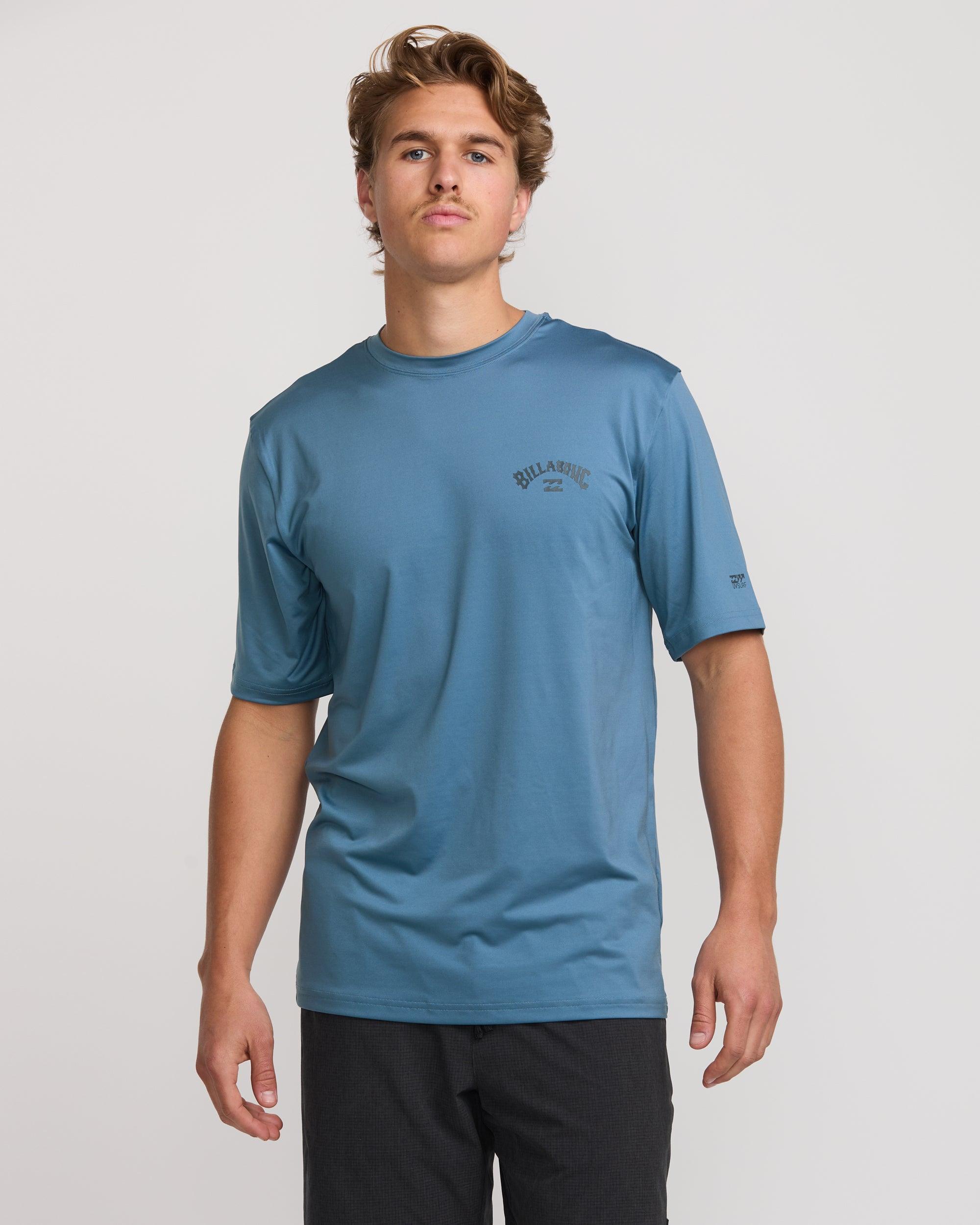 Arch Loose Fit Short Sleeve Surf Tee - Bay Blue Male Product Image