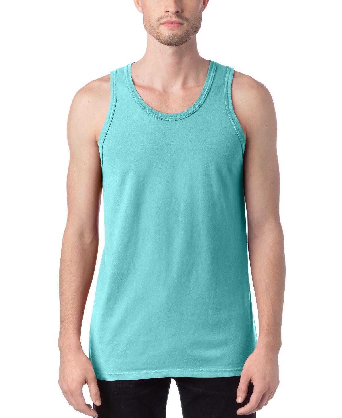 Mens Hanes ComfortWash Garment-Dyed Tank Purple Product Image