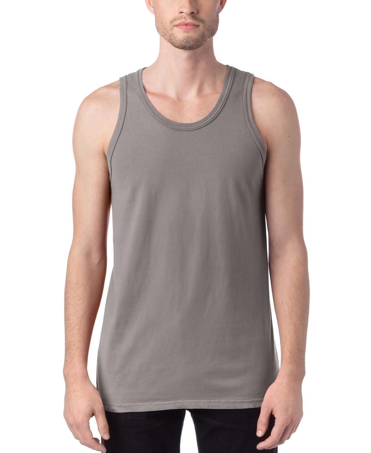 Mens Hanes ComfortWash Garment-Dyed Tank Purple Product Image