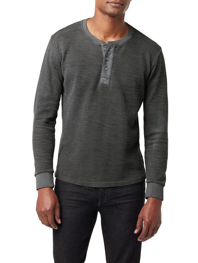 Mens Tate Waffle Henley T-Shirt Product Image