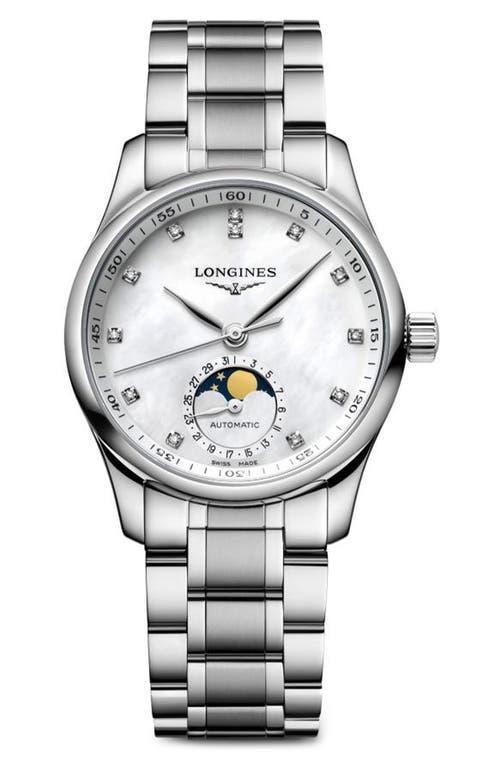 Longines Master Collection Automatic Diamond Bracelet Watch, 34mm Product Image