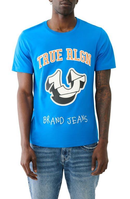 True Religion Brand Jeans Spliced Horseshoe Graphic T-Shirt Product Image