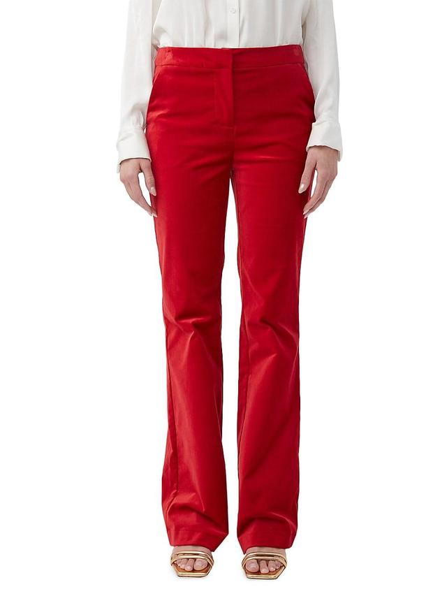 Womens Westport Cotton-Blend Straight-Leg Pants Product Image