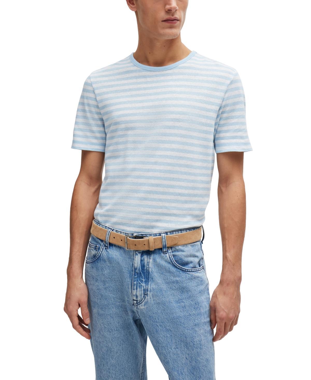 Boss by Hugo Boss Mens Horizontal-Stripe T-shirt Product Image