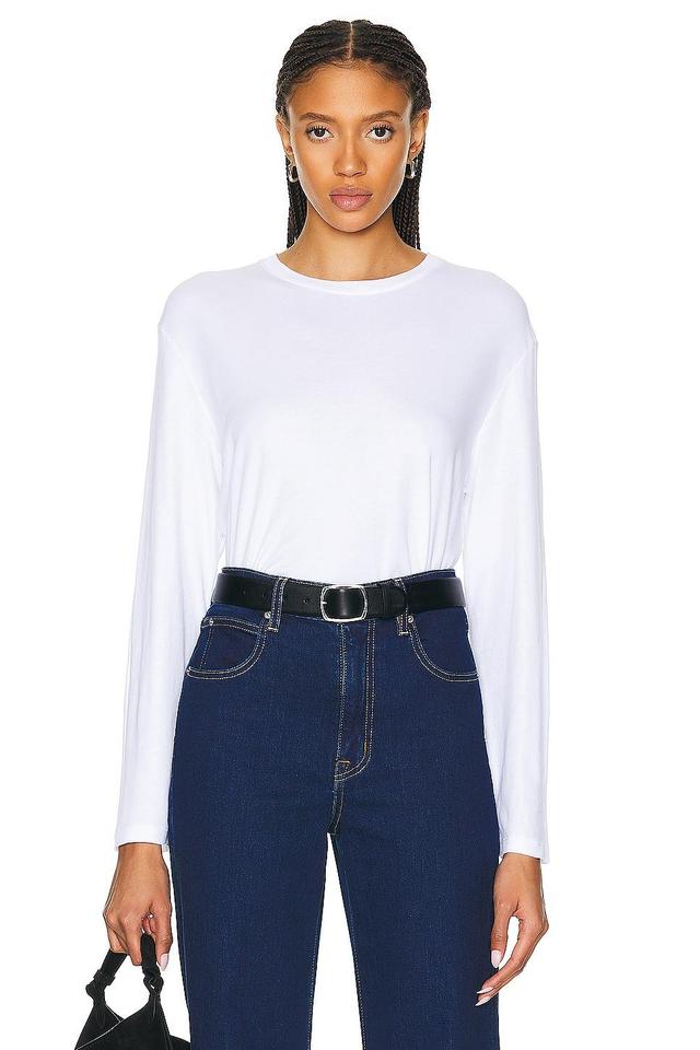 Supima Cotton Oversized Long Sleeve Top Product Image