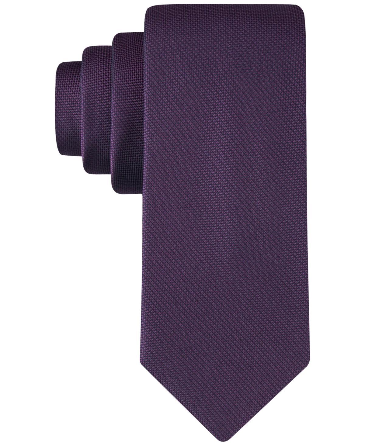 Calvin Klein Mens Silver-Spun Solid Tie Product Image