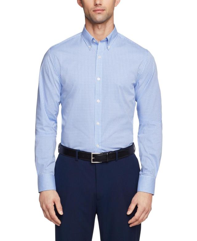 Tommy Hilfiger Mens Th Flex Regular Fit Wrinkle Resistant Stretch Twill Dress Shirt Product Image