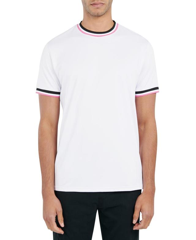 Society of Threads Mens Slim-Fit Tipped Performance T-Shirt Product Image