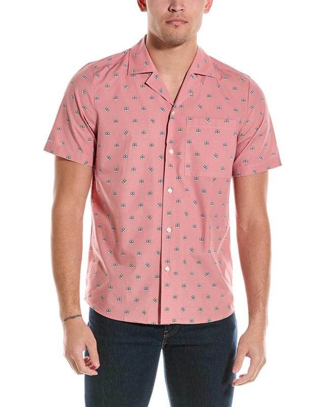 Hugo  Straight Fit Shirt In Pink Product Image