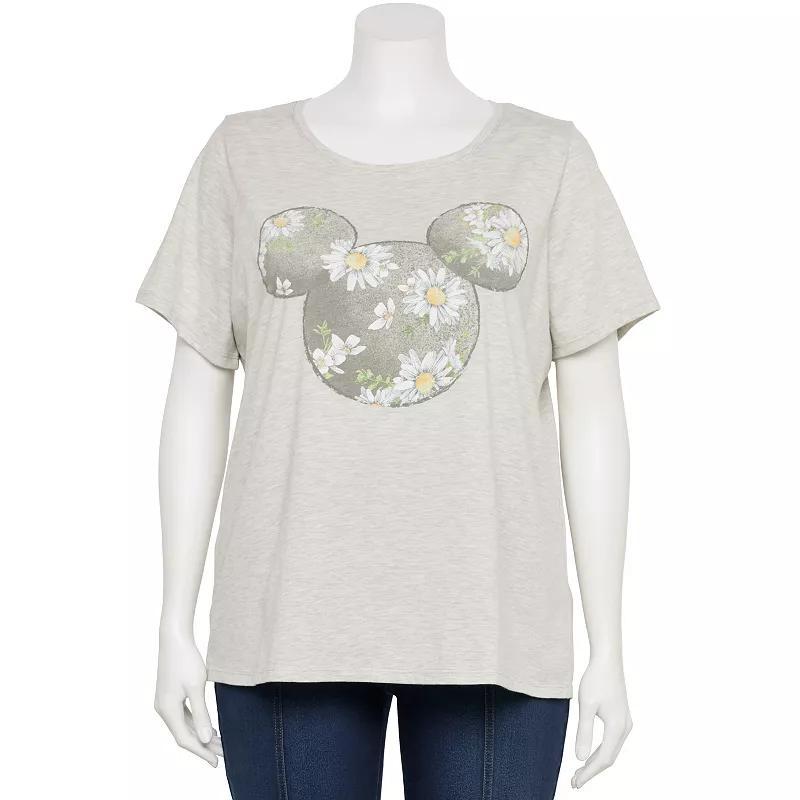 Womens Plus Size Disneys Mickey Mouse Graphic Tee Product Image