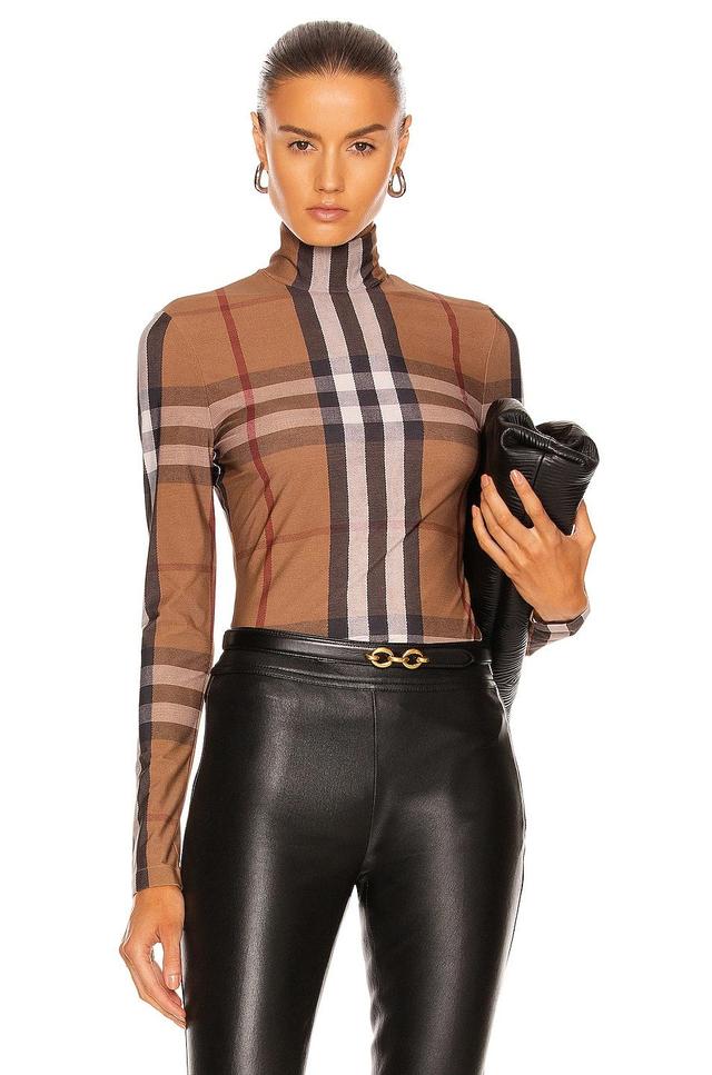 Burberry Emery Check Top Brown. (also in ). Product Image