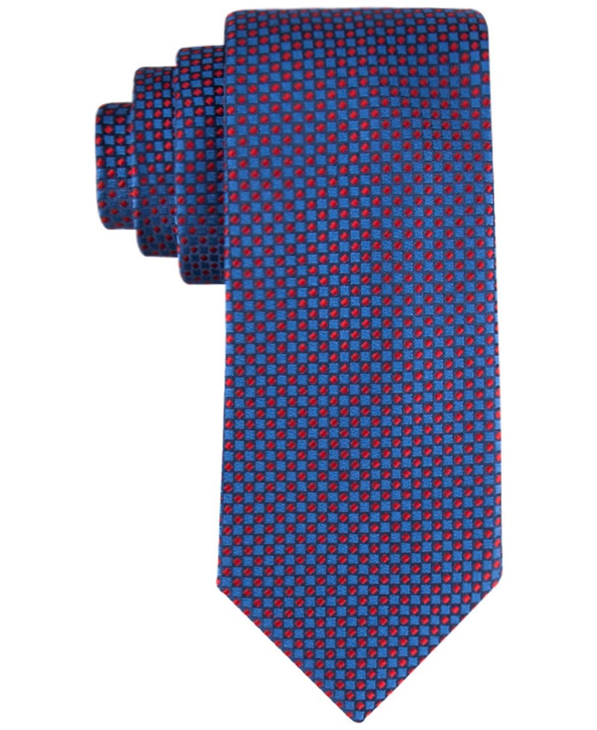 Tommy Hilfiger Mens Micro-Square Neat Tie - Ecru Product Image