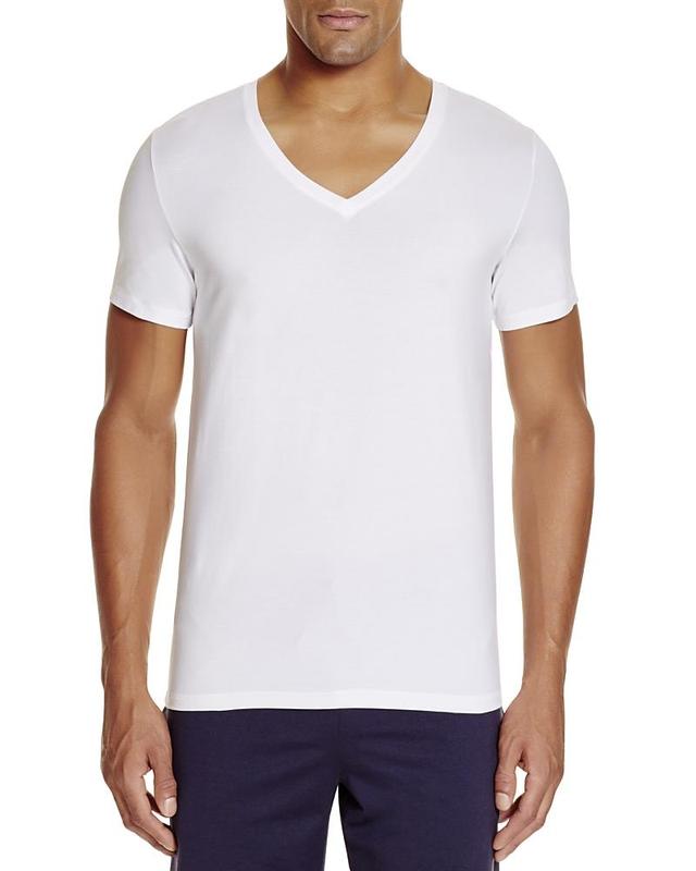 Cotton Superior V-Neck T-Shirt Product Image