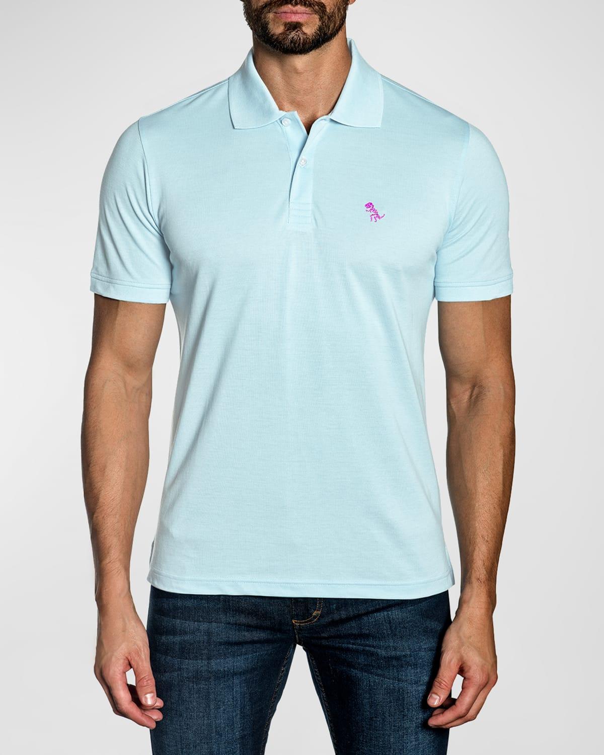 Mens Pima Cotton Knit Polo Shirt Product Image