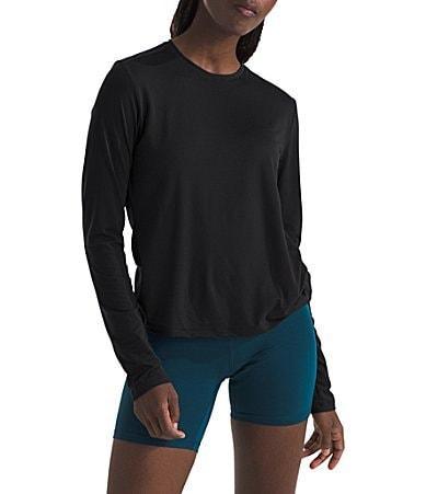 The North Face Women's Dune Sky Jersey Knit Crew Neck Long Sleeve Fitted Tee Shirt Product Image