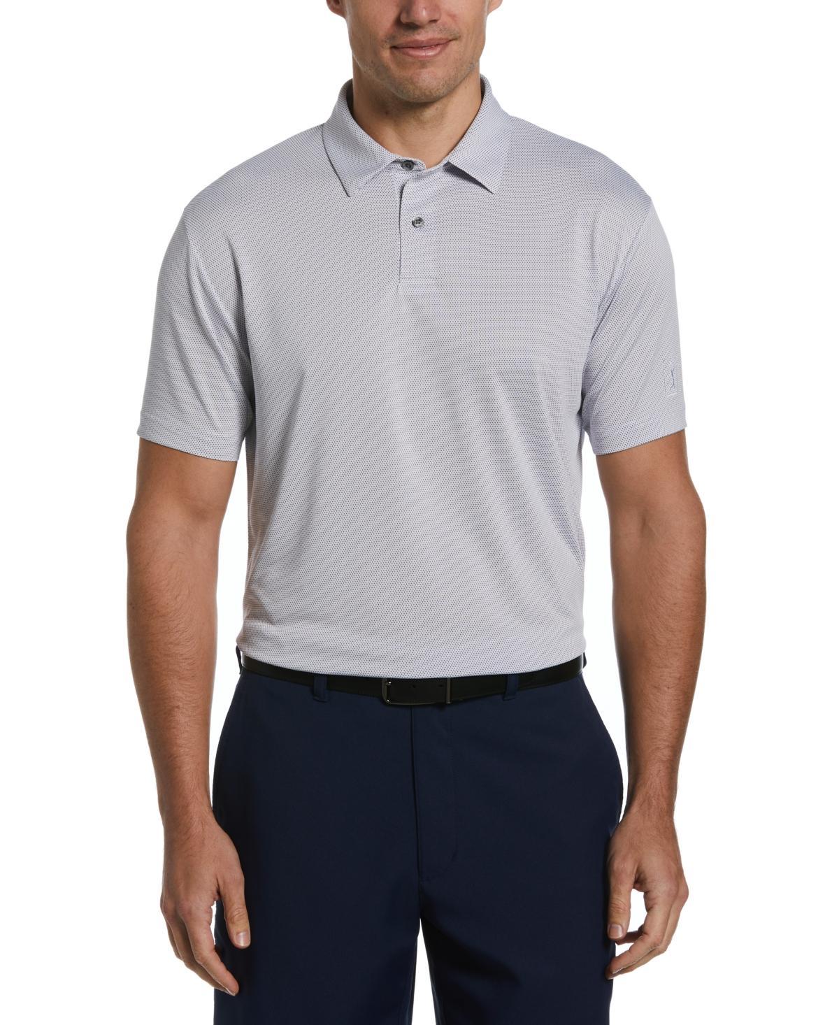 Pga Tour Mens Birdseye Textured Short-Sleeve Performance Polo Shirt Product Image