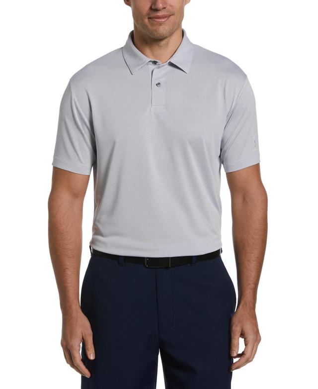 Pga Tour Mens Birdseye Textured Short-Sleeve Performance Polo Shirt Product Image