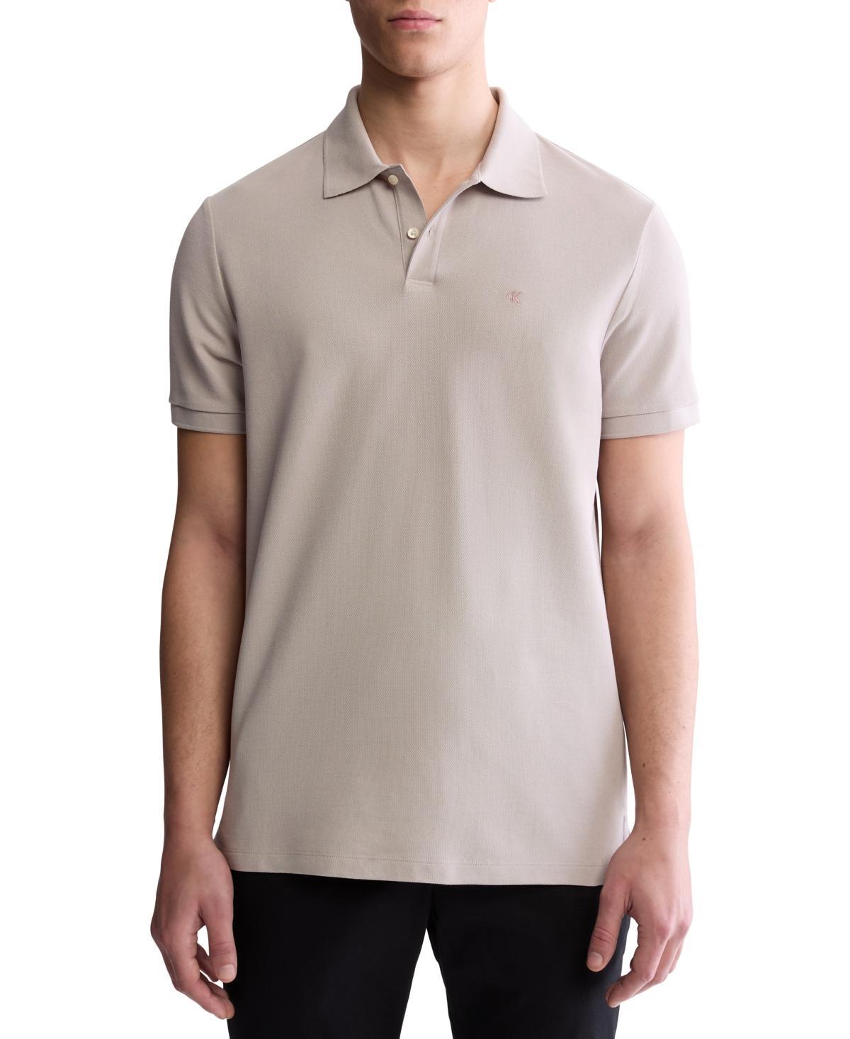 Calvin Klein Mens Pique Solid Polo Product Image