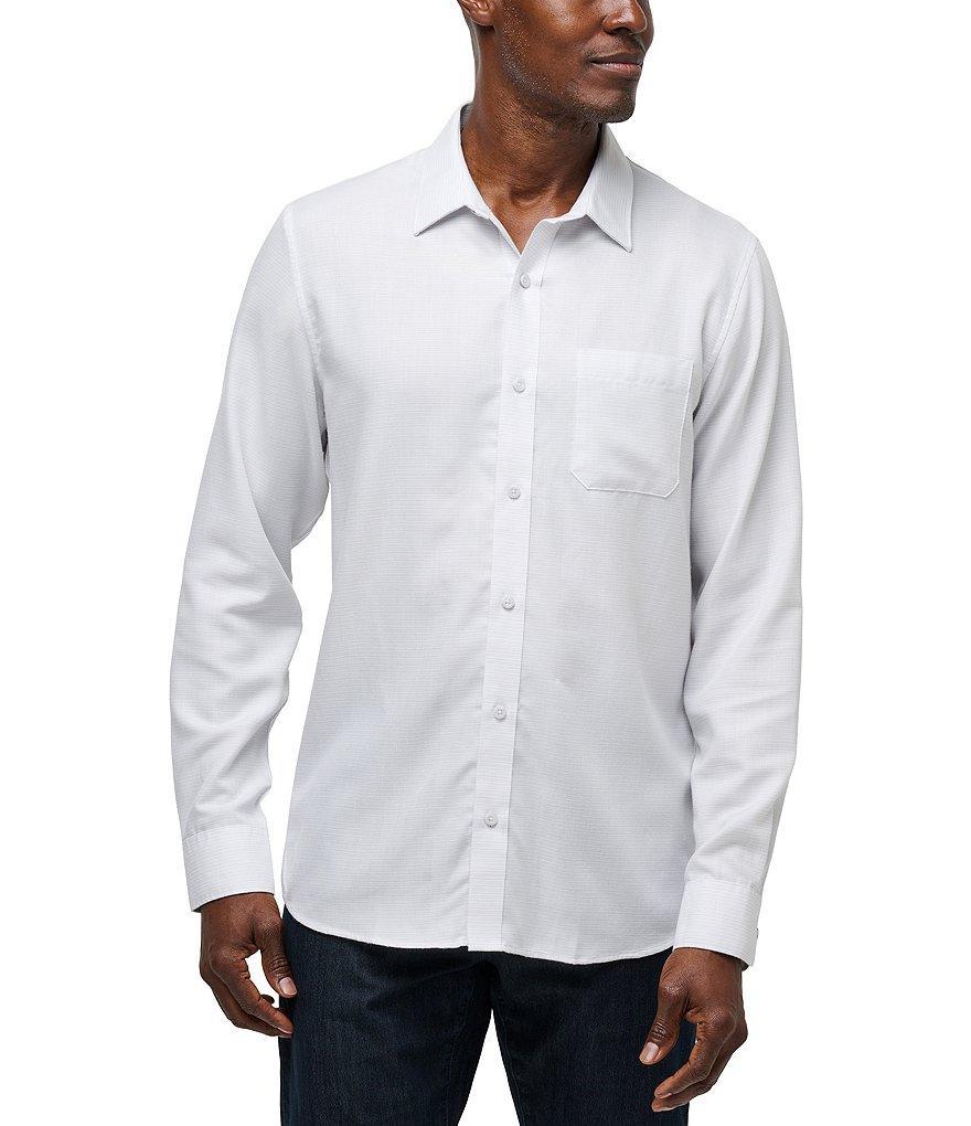 TravisMathew Little Leary Long Sleeve Woven Shirt Product Image