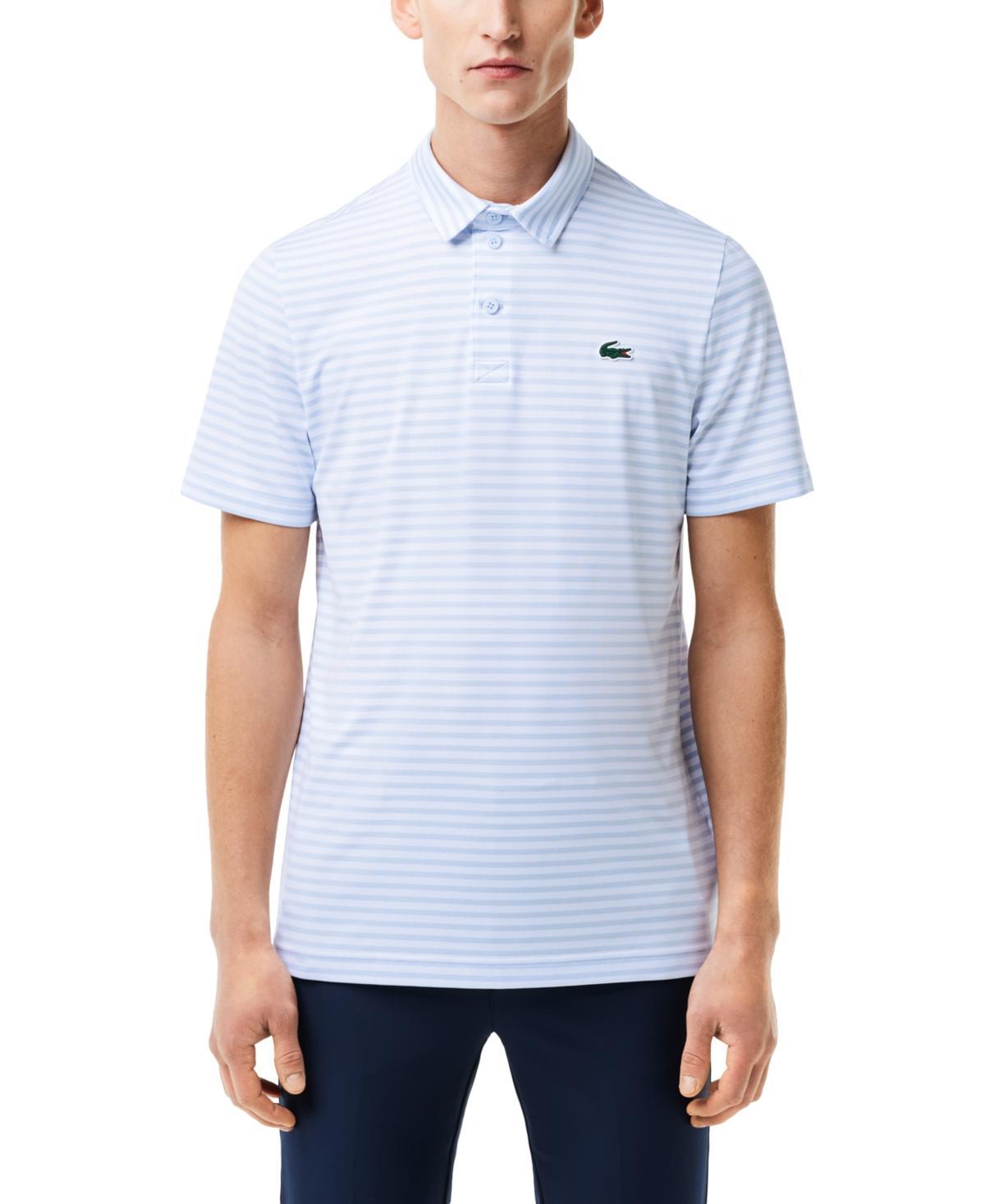 Men's Short Sleeve Striped Performance Polo Shirt Product Image