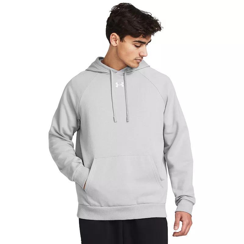 Mens Under Armour Solid Rival Fleece Hoodie Product Image