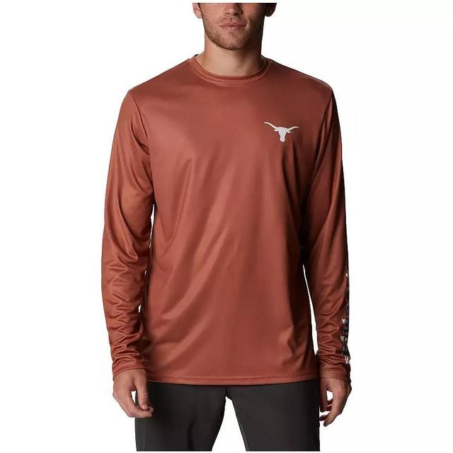 Mens Columbia Texas Orange Texas Longhorns Terminal Shot Omni-Shade Omni-Wick Long Sleeve T-Shirt Product Image