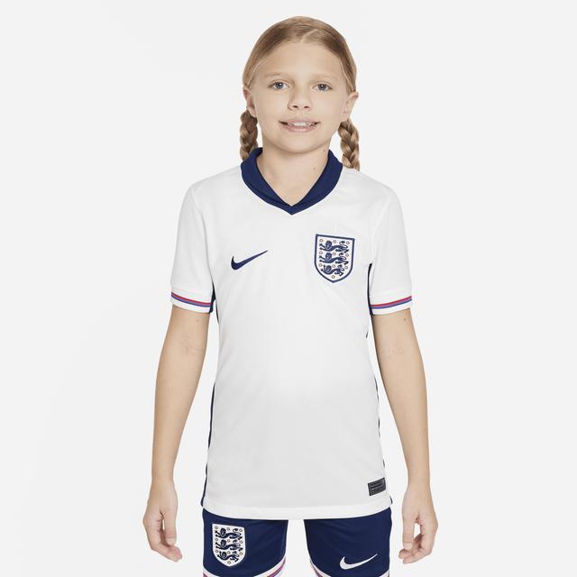 England (Mens Team) 2024/25 Stadium Home Big Kids Nike Dri-FIT Soccer Replica Jersey Product Image