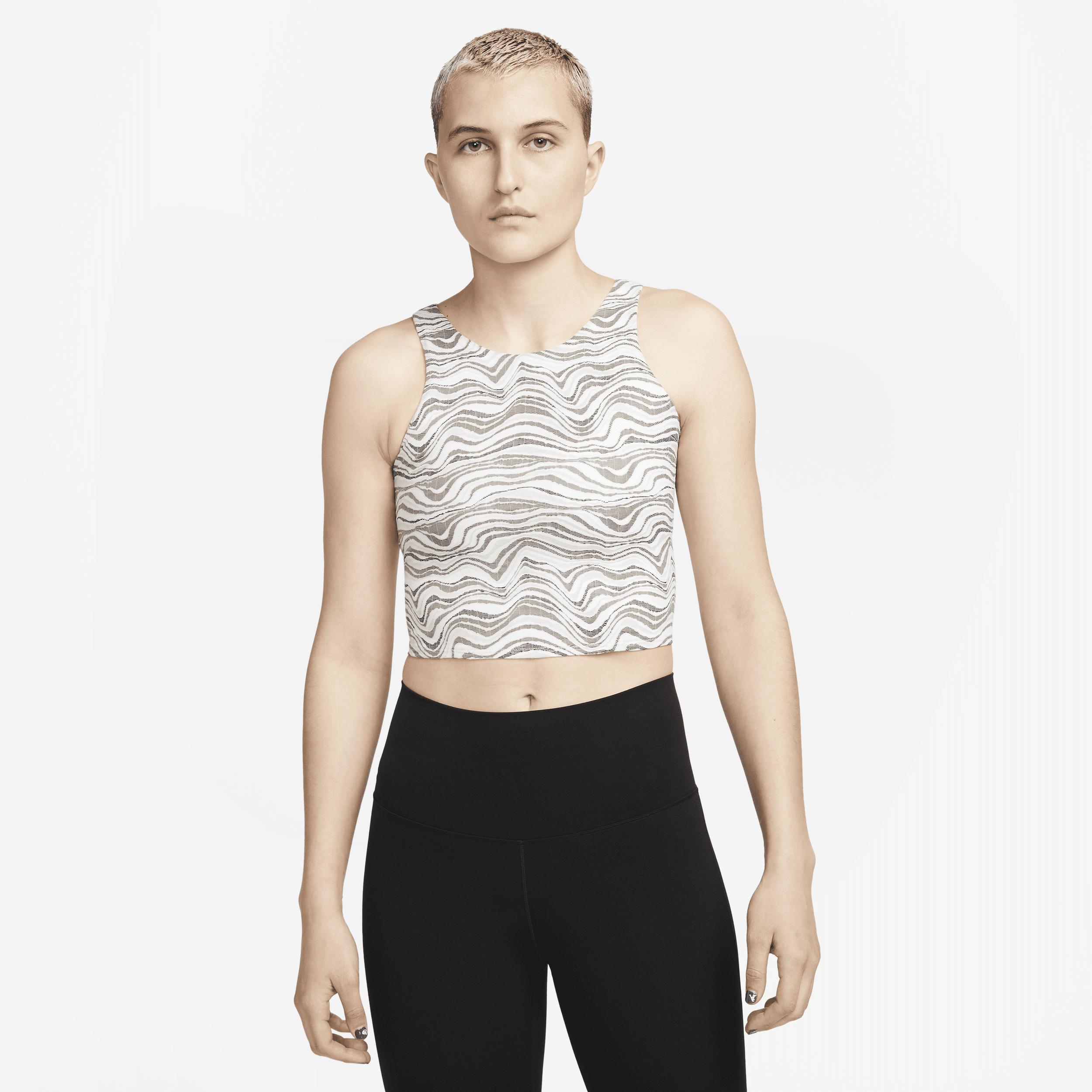 Nike Cutout Dri-FIT Crop Tank Top Product Image