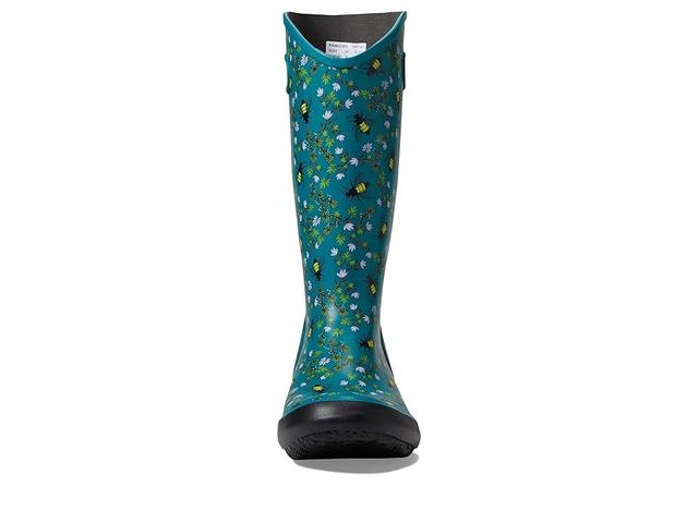 Bogs Rainboot - Bees (Dark Turquoise) Women's Shoes Product Image