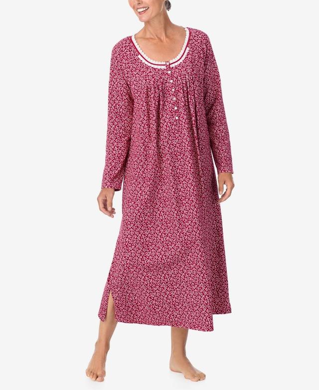 Aria Womens Long Sleeve Sleepshirt Product Image