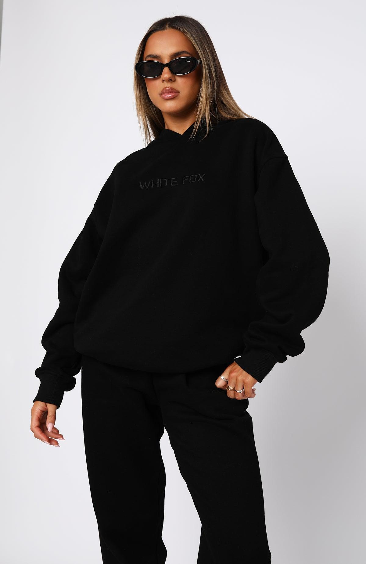 Stay Lifted Oversized Hoodie Black Product Image