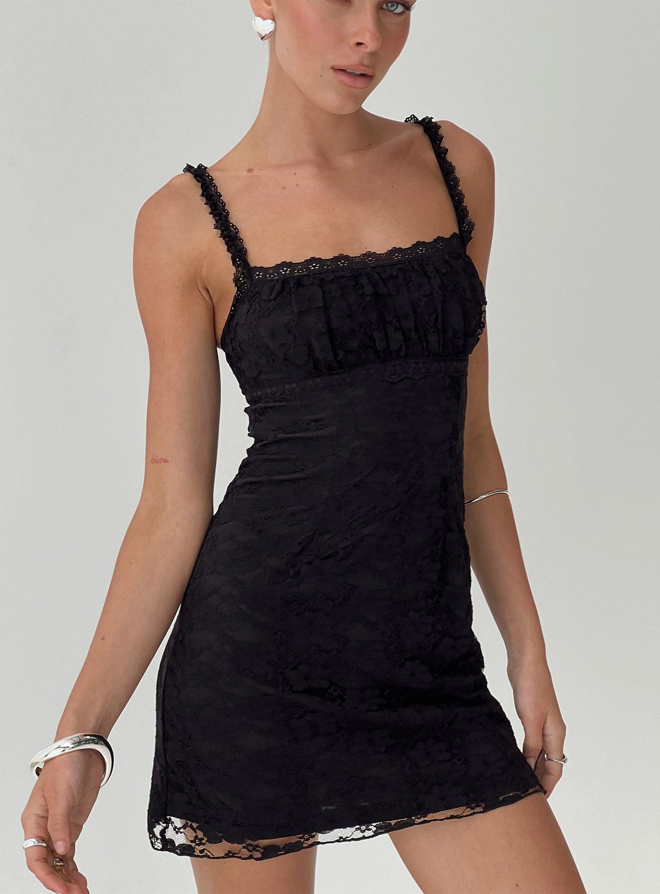 Wignall Mini Dress Black Product Image