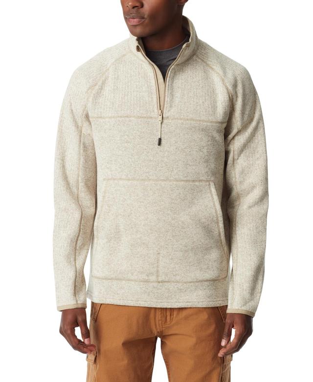 Bass Outdoor Mens Quarter-Zip Long Sleeve Pullover Sweater Product Image