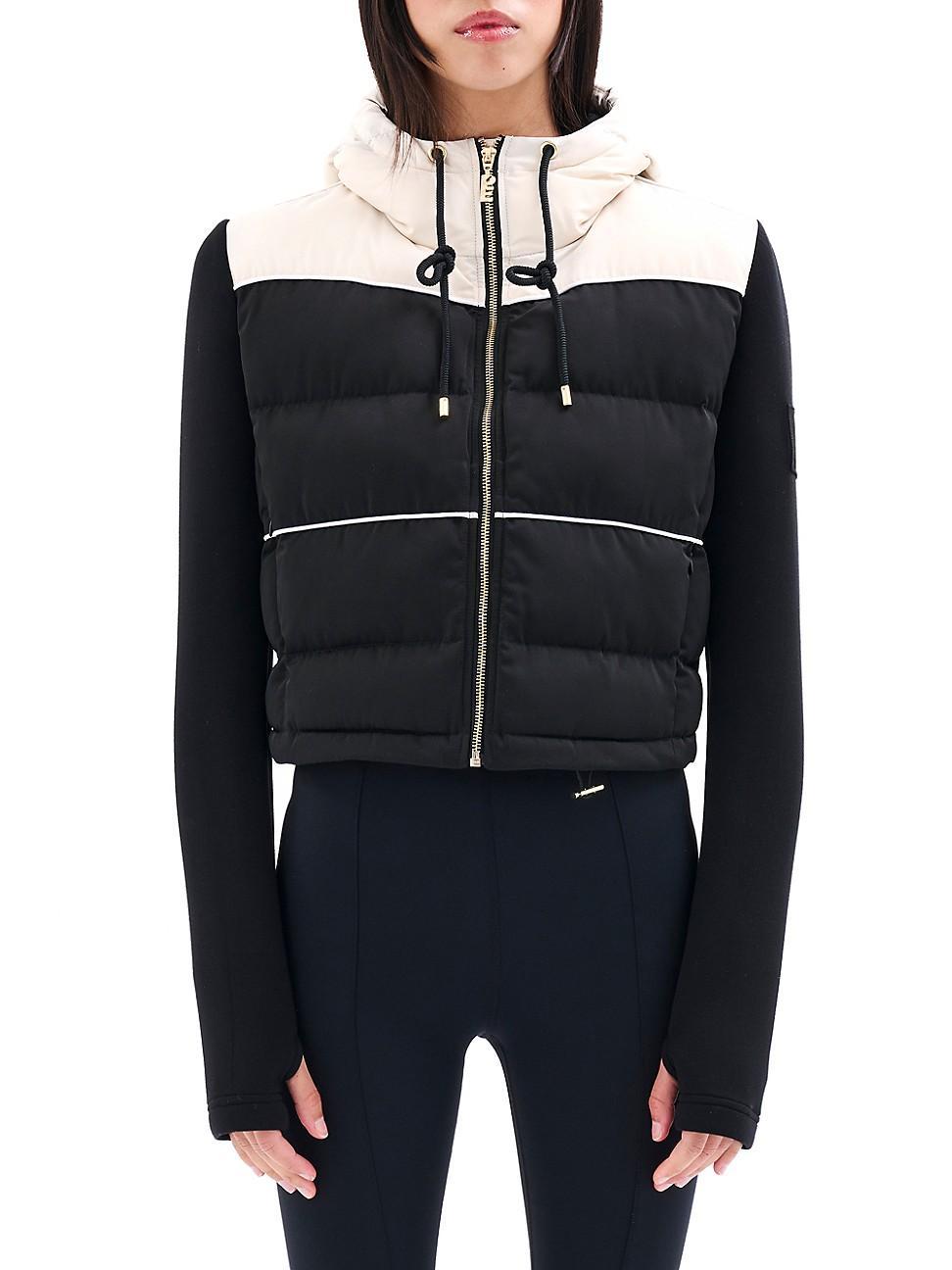 Womens Parallel Hooded Puffer Jacket Product Image