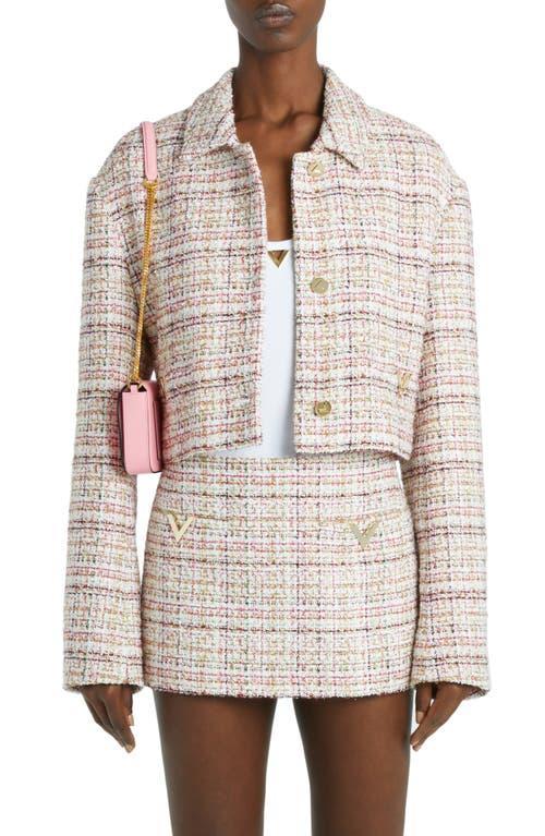 Valentino Garavani - Cropped Tweed Jacket - MultiModa Operandi Product Image