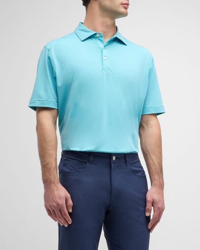 Mens Jubilee Performance Jersey Polo Shirt Product Image