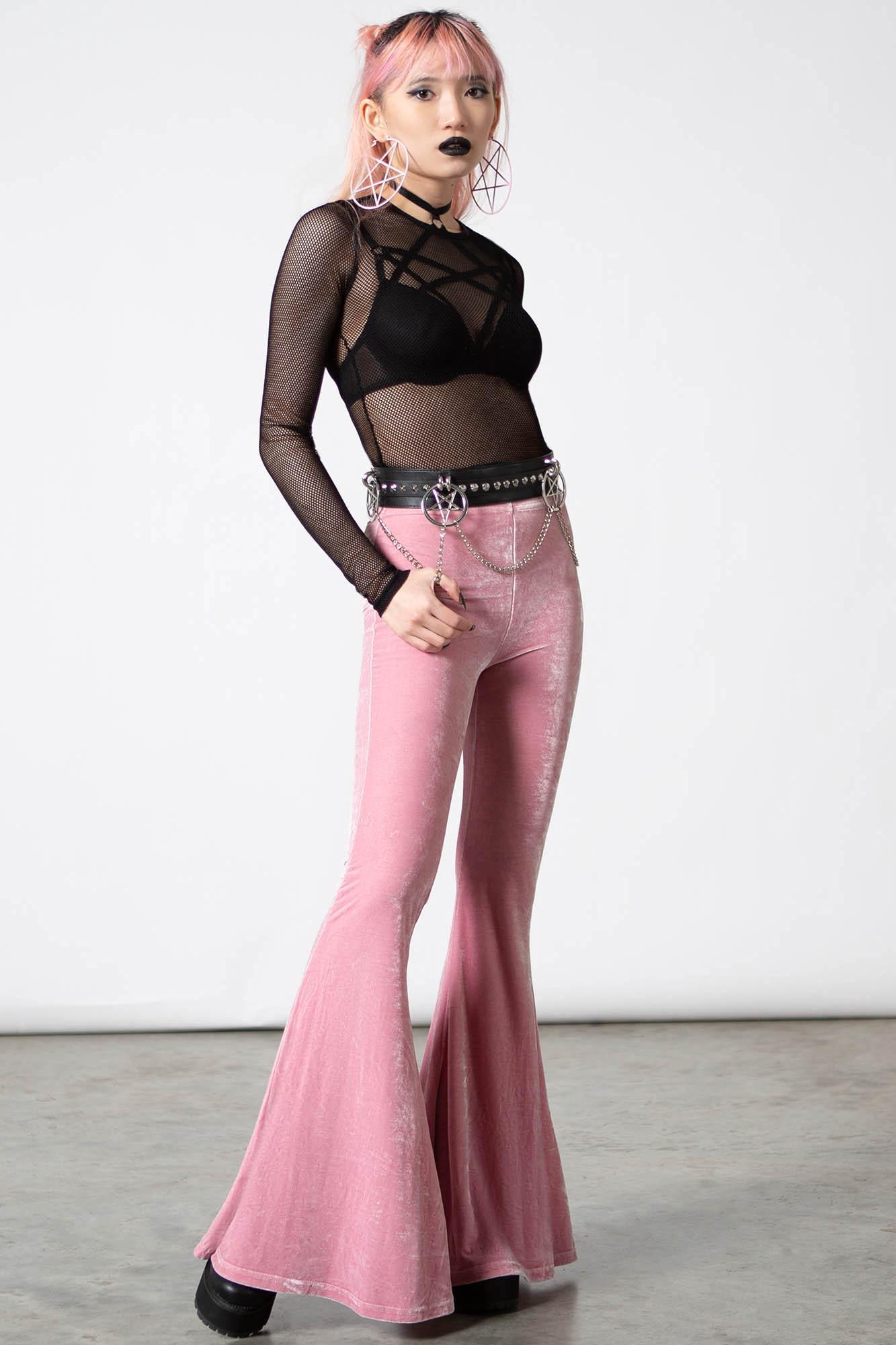 Moondance Bell Bottoms [PASTEL PINK] Female Product Image